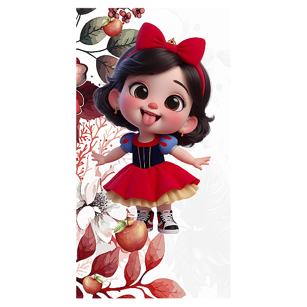 Faixa Lateral - Branca De Neve - Sublimado 3D