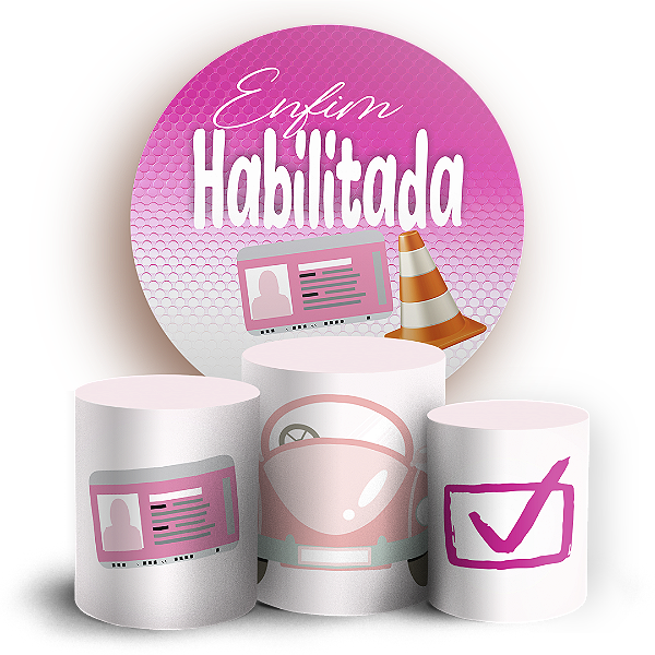 KIT Redondo e Trio - CNH Habilitado - Sublimado 3D