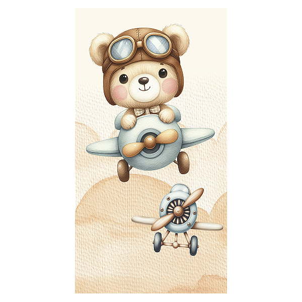 Faixa Lateral - Ursinho Baloeiro - Sublimado 3D