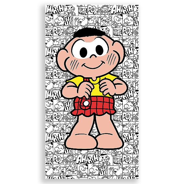 Faixa Lateral - Cascão   Turma da Monica - Sublimado 3D