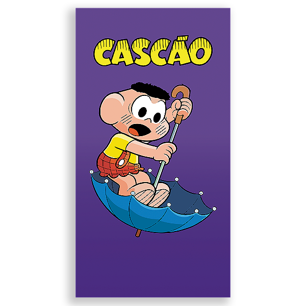 Faixa Lateral - Cascão   Turma da Monica - Sublimado 3D