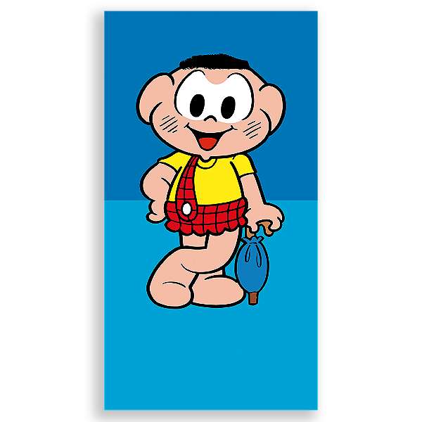 Faixa Lateral - Cascão   Turma da Monica - Sublimado 3D