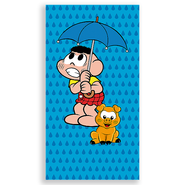 Faixa Lateral - Cascão   Turma da Monica - Sublimado 3D