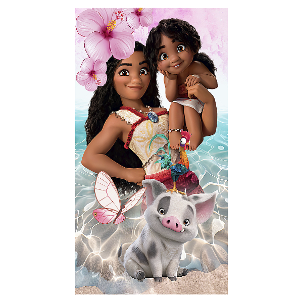 Faixa Lateral - Moana - Sublimado 3D