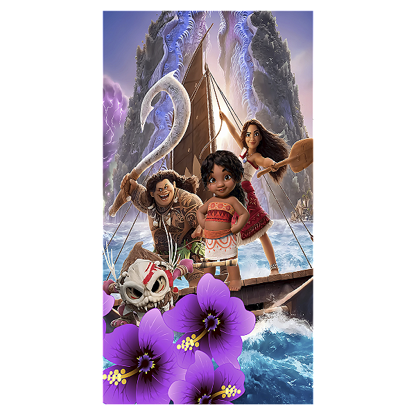 Faixa Lateral - Moana - Sublimado 3D
