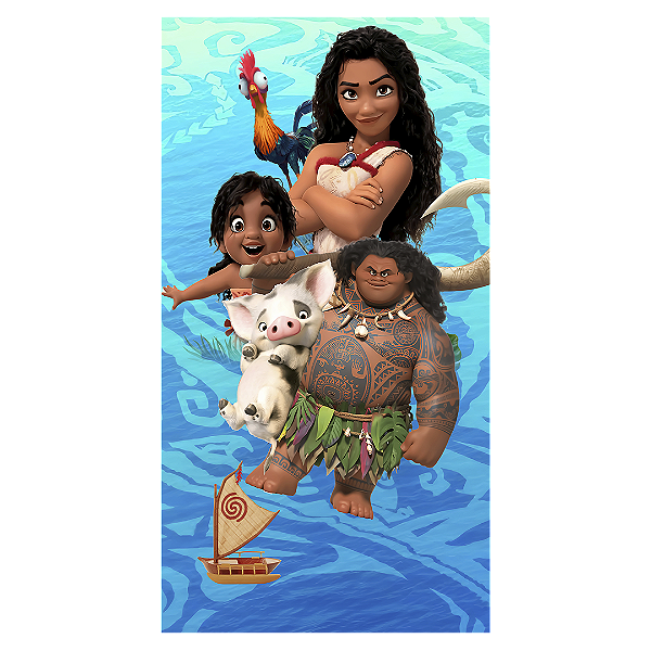 Faixa Lateral - Moana - Sublimado 3D