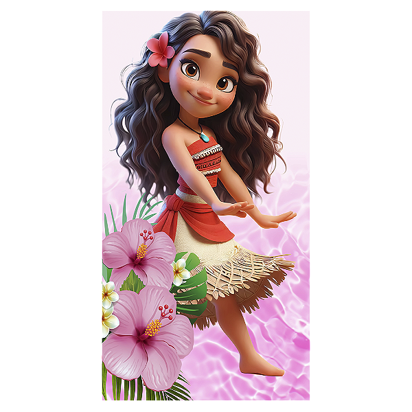 Faixa Lateral - Moana - Sublimado 3D