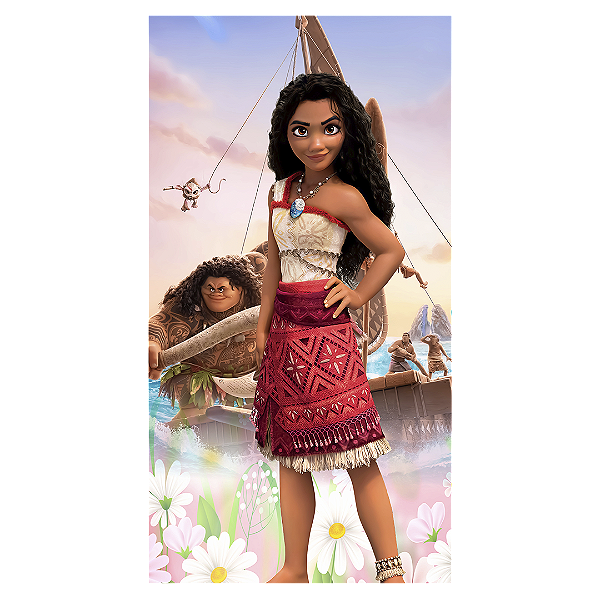 Faixa Lateral - Moana - Sublimado 3D