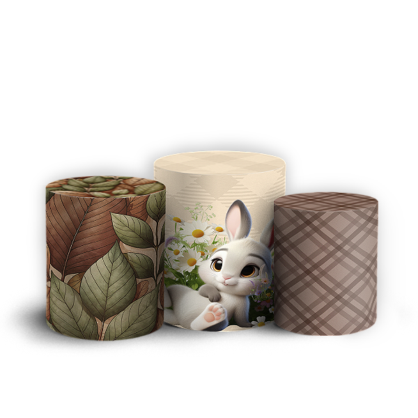 Trio Cilindro - Minnie Verde - Sublimado 3D