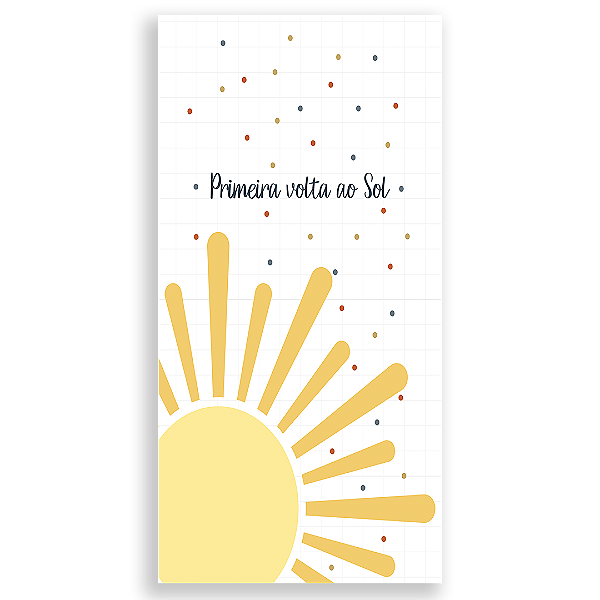 Faixa Lateral - Sol Arco Iris - Sublimado 3D