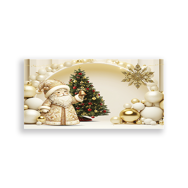 Painel Retangular - Natal - Sublimado 3D