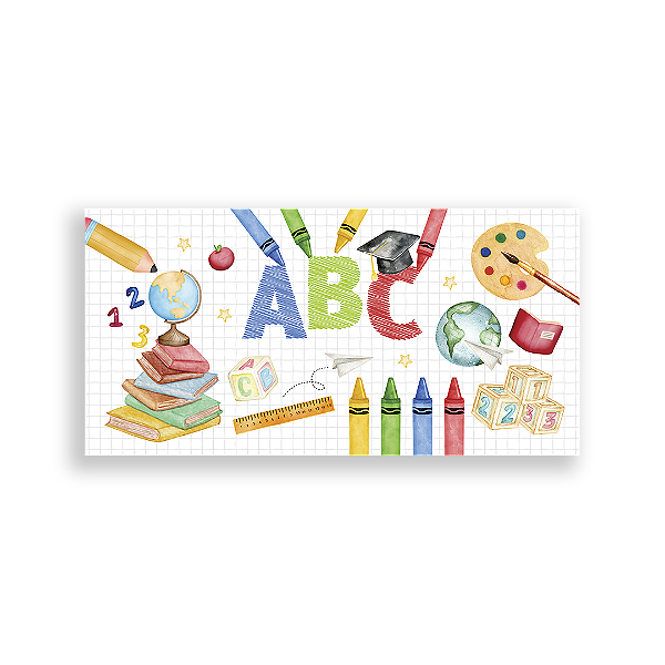 Painel Retangular - Formatura ABC - Sublimado 3D