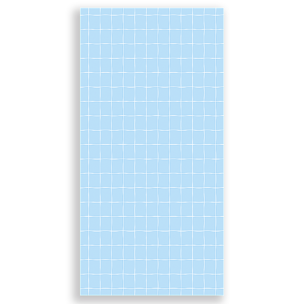 Faixa Lateral - Xadrez Listras Azul - Sublimado 3D