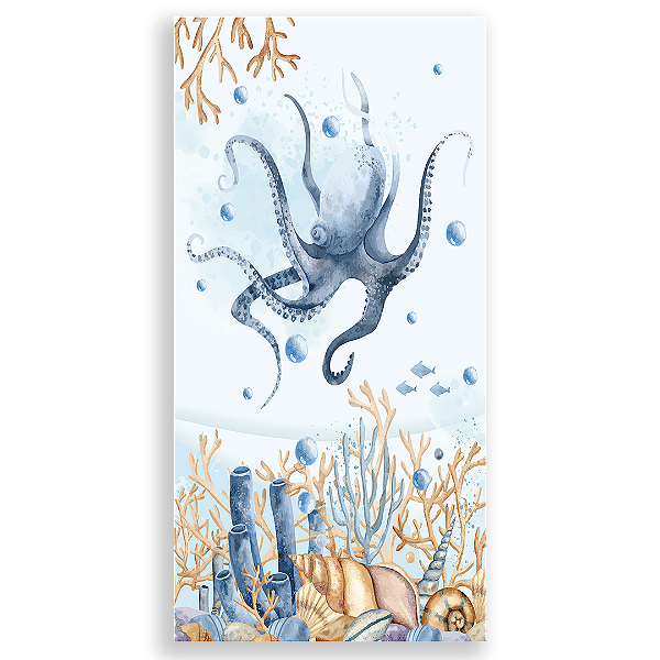 Faixa Lateral - Fundo Do Mar - Sublimado 3D