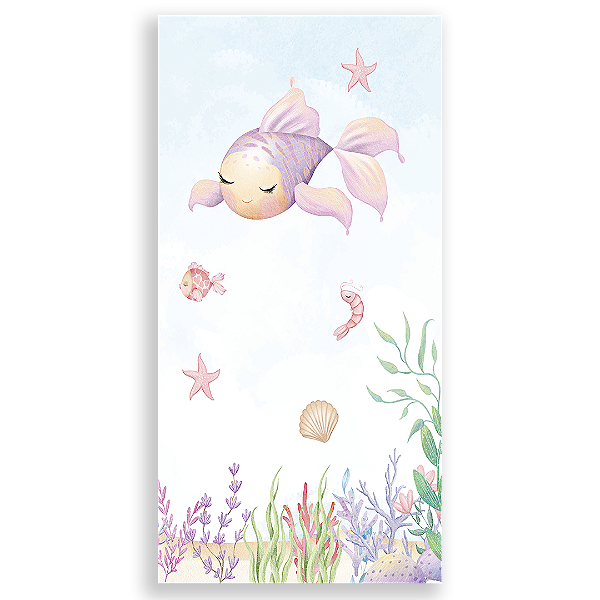 Faixa Lateral - Fundo Do Mar - Sublimado 3D