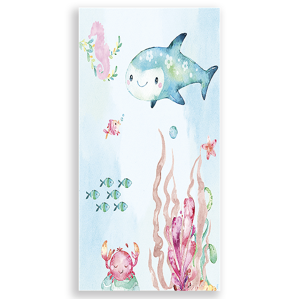 Faixa Lateral - Fundo Do Mar - Sublimado 3D