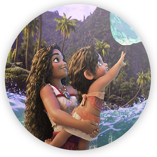 Painel de Mesa - Moana - Sublimado 3D