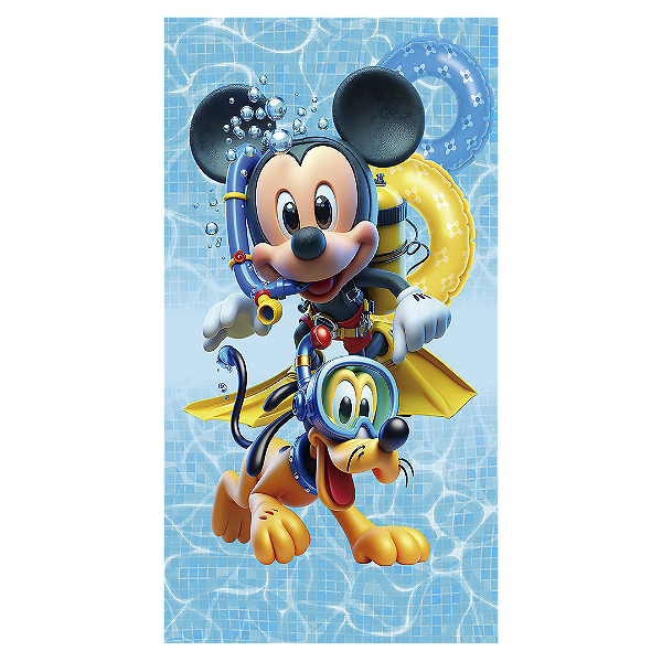 Faixa Lateral - Mickey Pool Party - Sublimado 3D