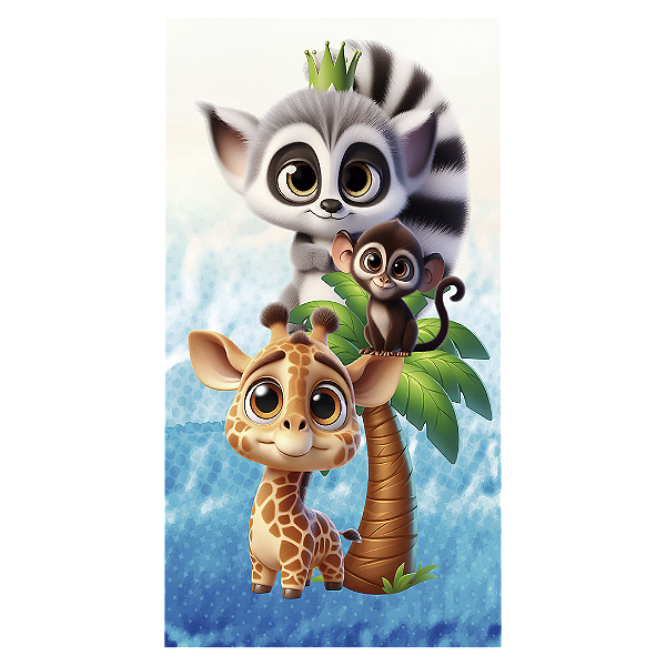 Faixa Lateral - Madagascar - Sublimado 3D