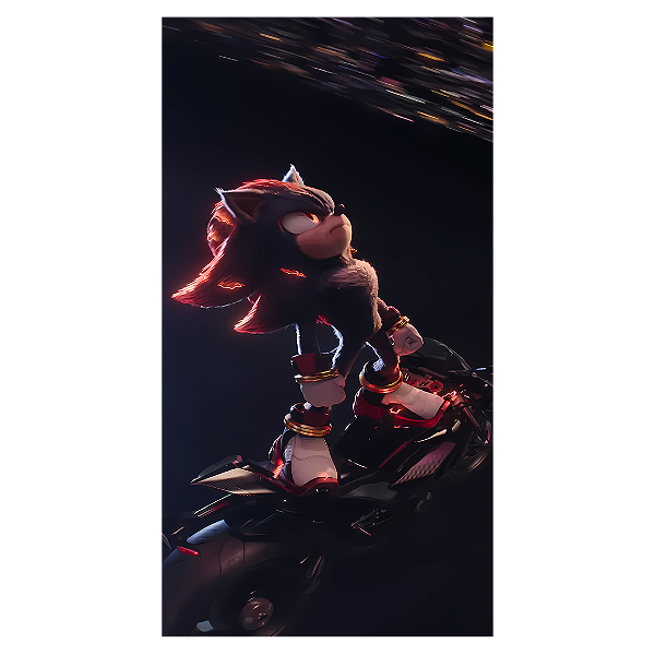 Faixa Lateral - Sonic Shadow - Sublimado 3D