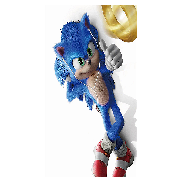 Faixa Lateral - Sonic - Sublimado 3D