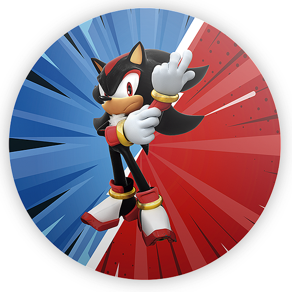 Painel de Mesa - Sonic Shadow - Sublimado 3D