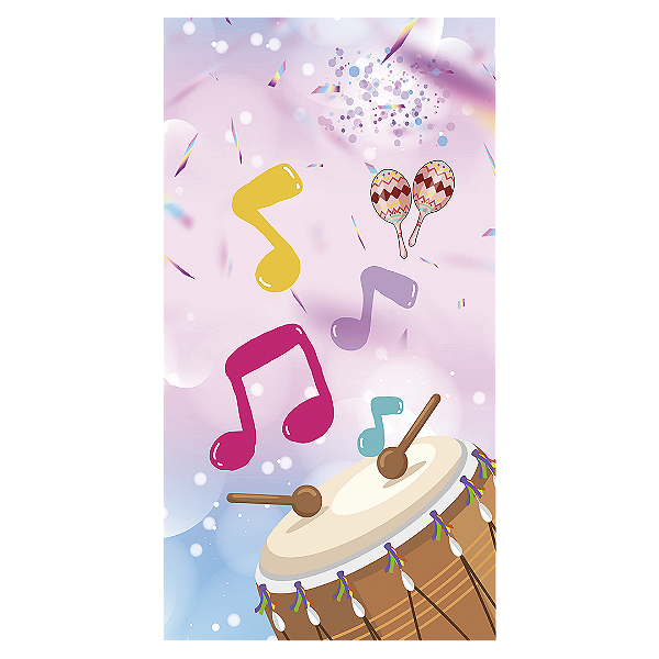 Faixa Lateral - Carnaval - Sublimado 3D