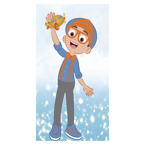 Faixa Lateral - Blippi - Sublimado 3D