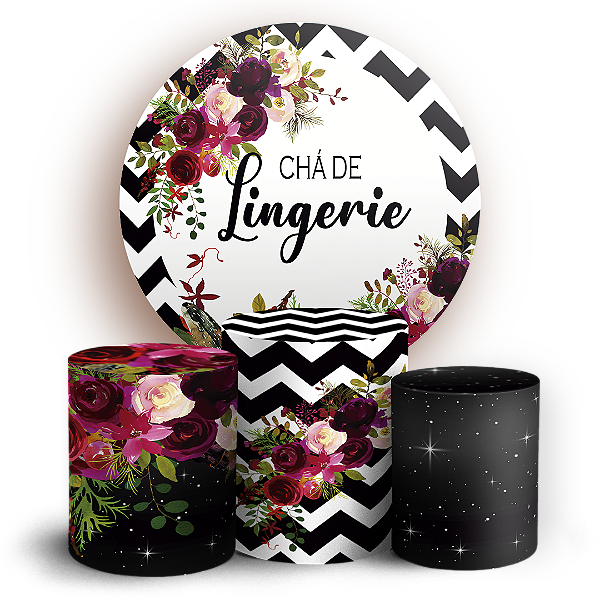 KIT Redondo e Trio - Cha De Lingerie - Sublimado 3D