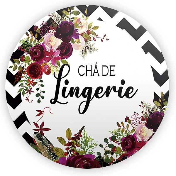 Painel de Mesa - Cha De Lingerie - Sublimado 3D
