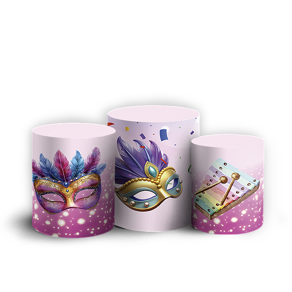 Trio Cilindro - Carnaval - Sublimado 3D