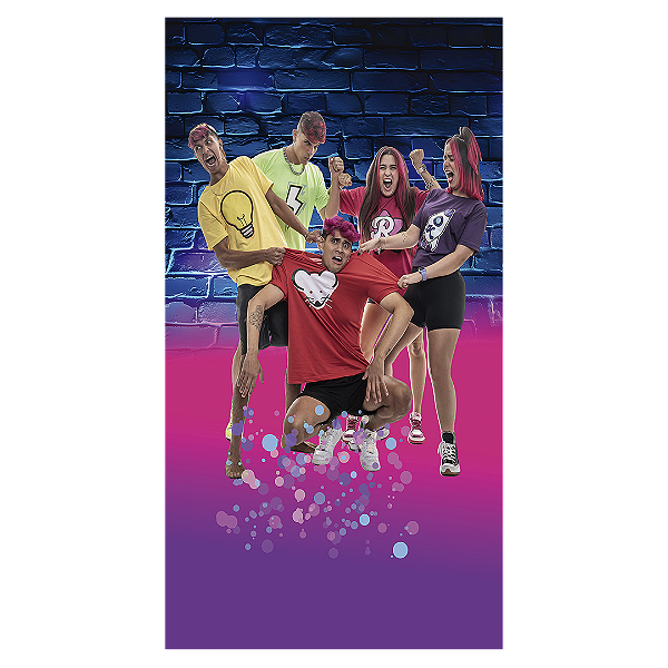 Faixa Lateral - Os Rosas - Sublimado 3D