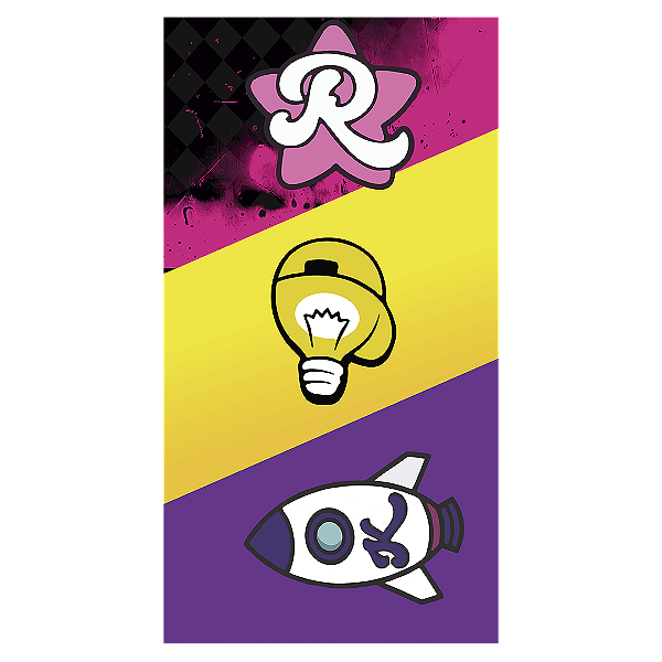 Faixa Lateral - Os Rosas - Sublimado 3D