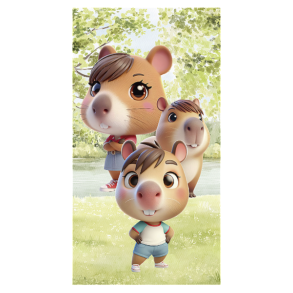 Faixa Lateral - Capivara - Sublimado 3D