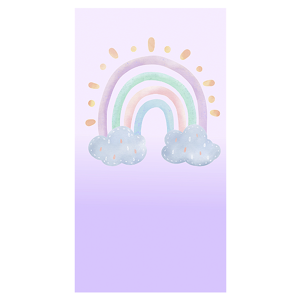 Faixa Lateral - Arco Iris Boho - Sublimado 3D