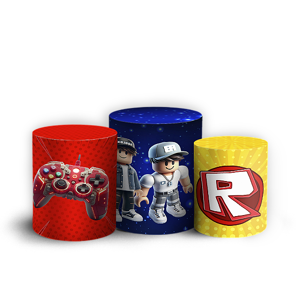 Trio Cilindro - Roblox - Sublimado 3D