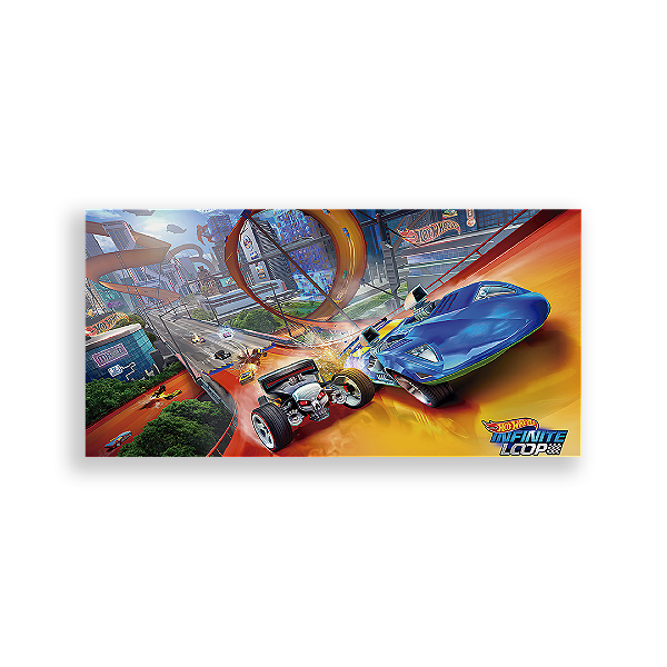 Painel Retangular - Hotwheels - Sublimado 3D