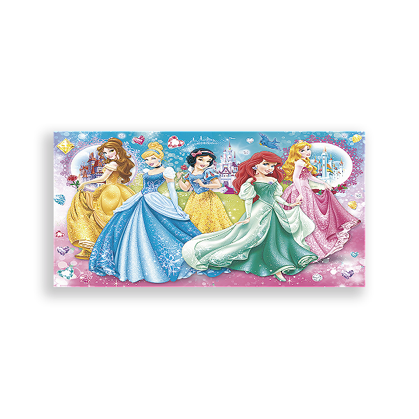 Painel Retangular - Princesas - Sublimado 3D