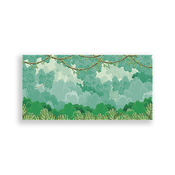 Painel Retangular - Fundo Safari Floresta - Sublimado 3D