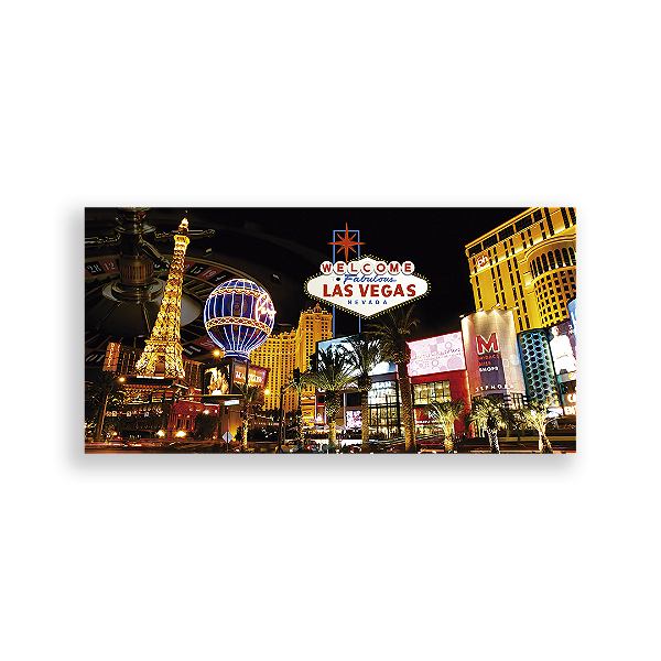 Painel Retangular - Las Vegas - Sublimado 3D