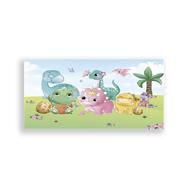 Painel Retangular - Dinossauro - Sublimado 3D