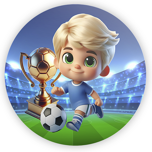 Painel de Mesa - Futebol - Sublimado 3D