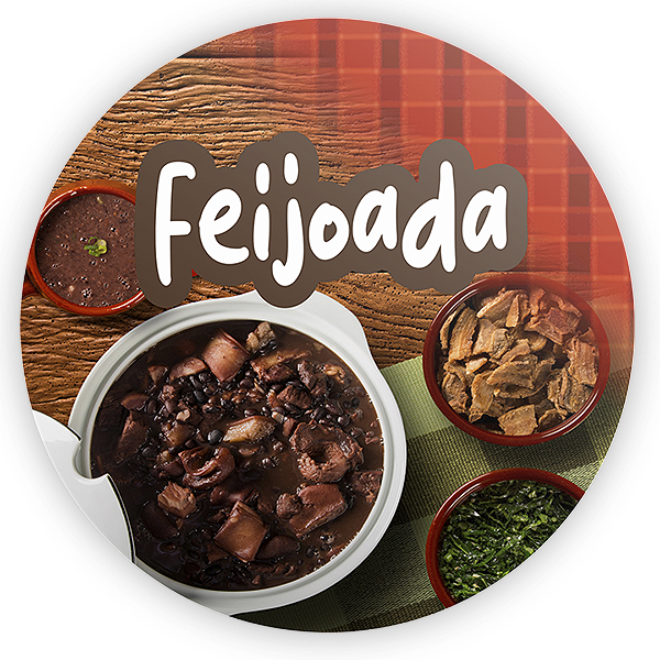 Painel de Mesa - Feijoada - Sublimado 3D