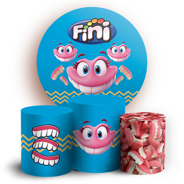 KIT Redondo e Trio - Doces Fini  - Sublimado 3D