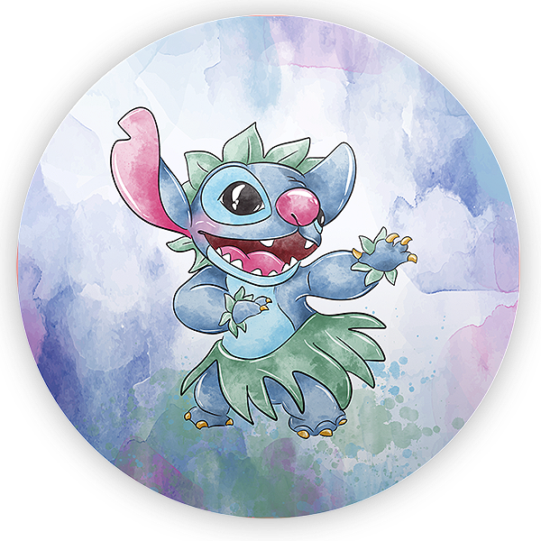 Painel de Mesa - Lilo Stitch Angel - Sublimado 3D