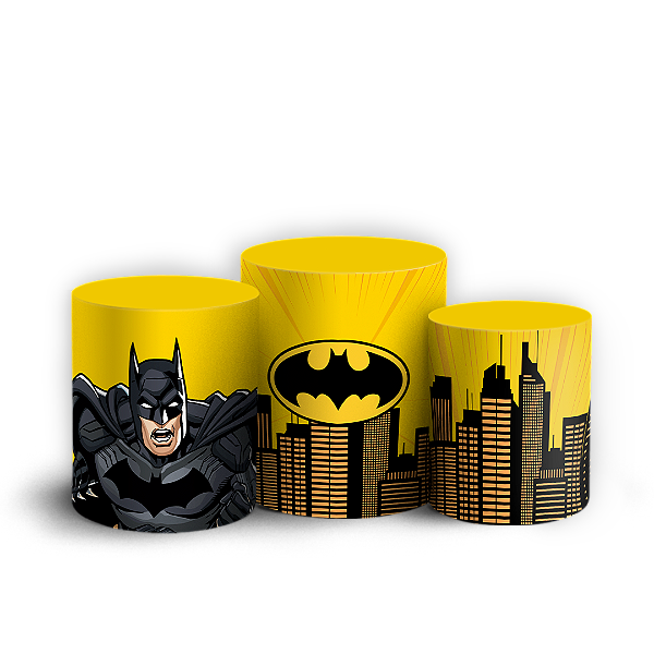 Trio Cilindro - Batman - Sublimado 3D