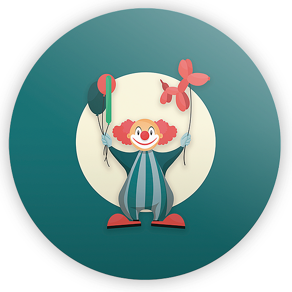 Painel Redondo - Circo - Sublimado 3D