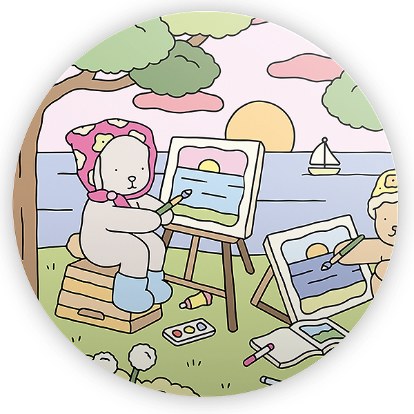 Painel Redondo - Bobbie Goods - Sublimado 3D