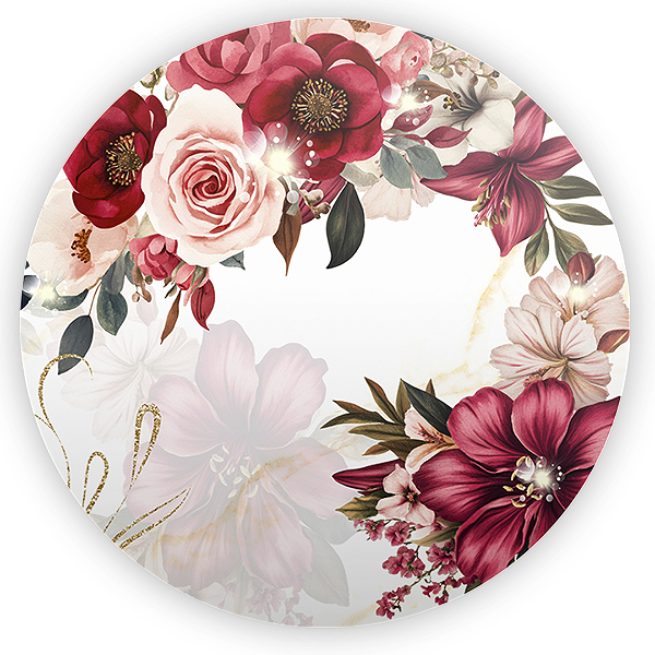 Painel de Mesa - Floral - Sublimado 3D