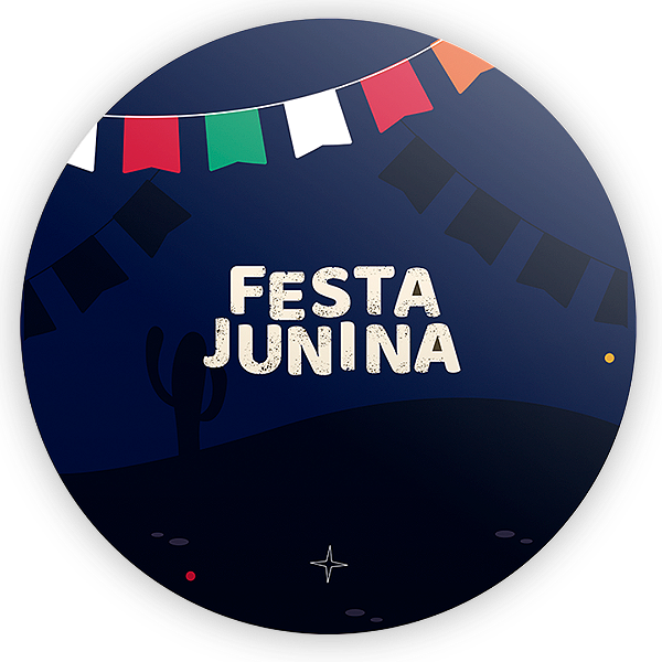 Painel de Mesa - Festa Junina - Sublimado 3D